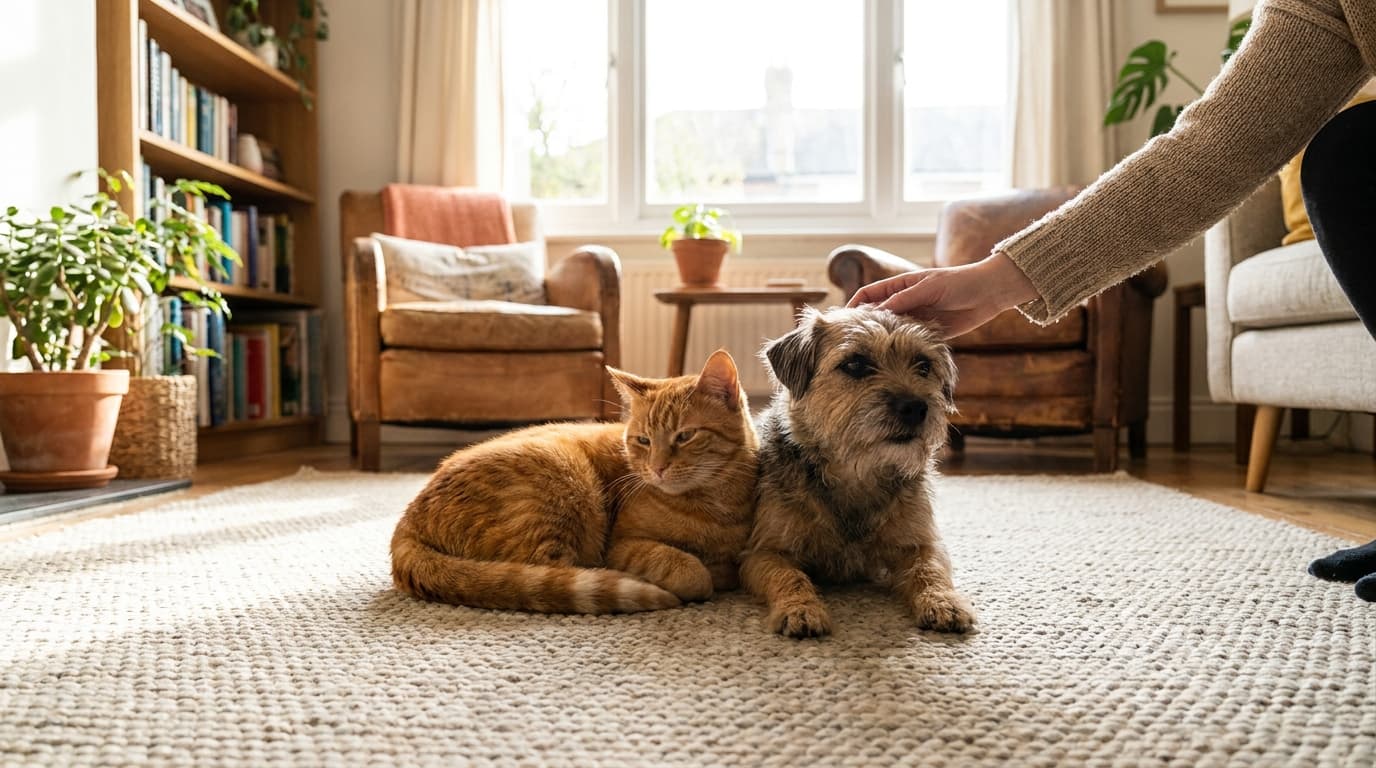 In-Home Pet Sitting in Belmont — happy, well-cared-for pets